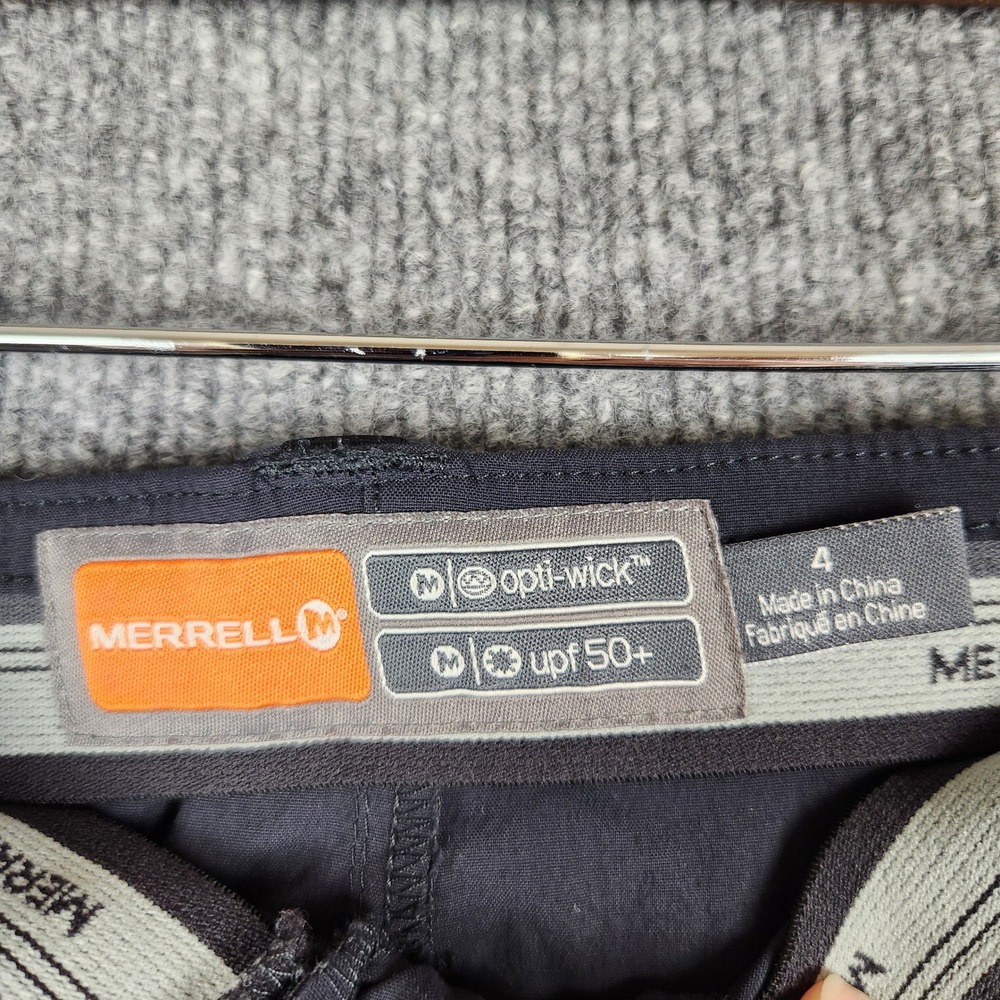 Merrell Cargo Pants Women Dark Gray Opti-Wick UPF 50+ Hiking Outdoor Size 4 - Picture 6 of 11